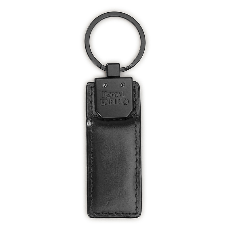 탱크 트림 가죽 키링 블랙-2